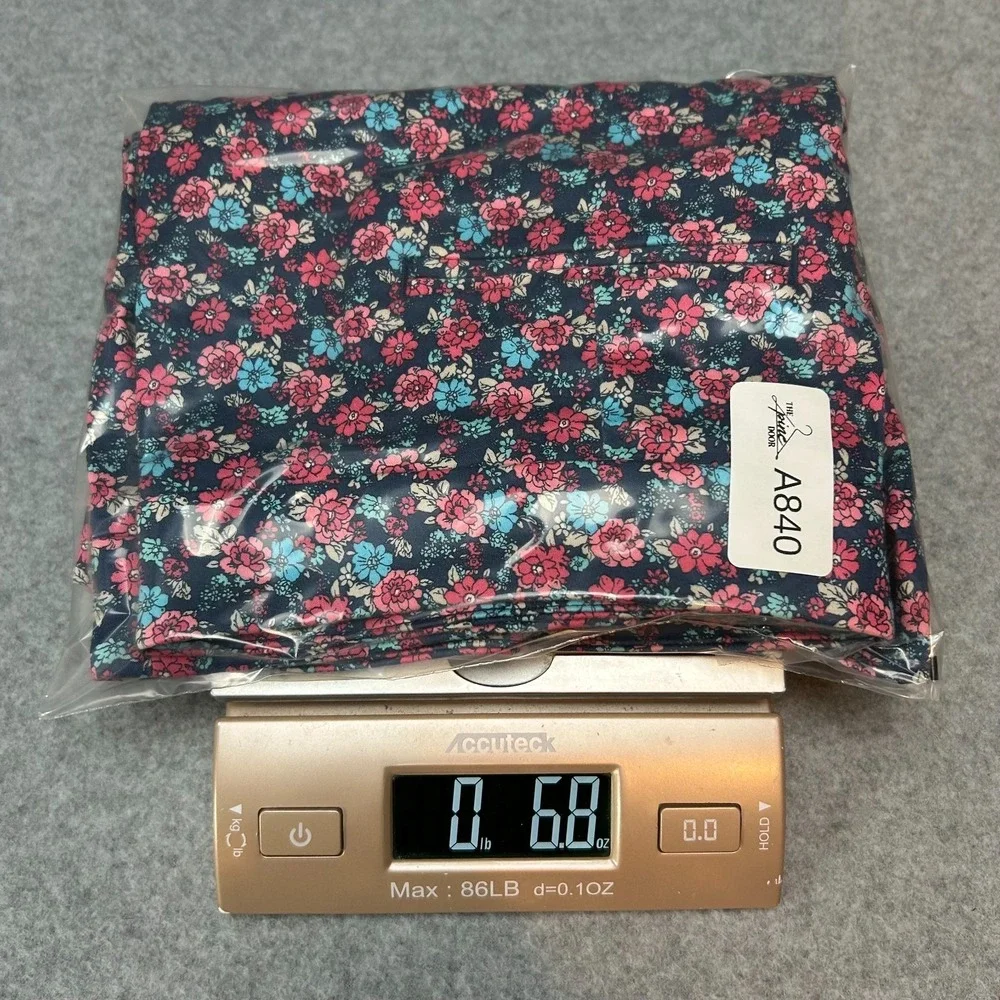 Brooks Brothers Womens Shorts Blue Pink Floral Casual Spring Summer Preppy Sz 8 - Picture 12 of 13